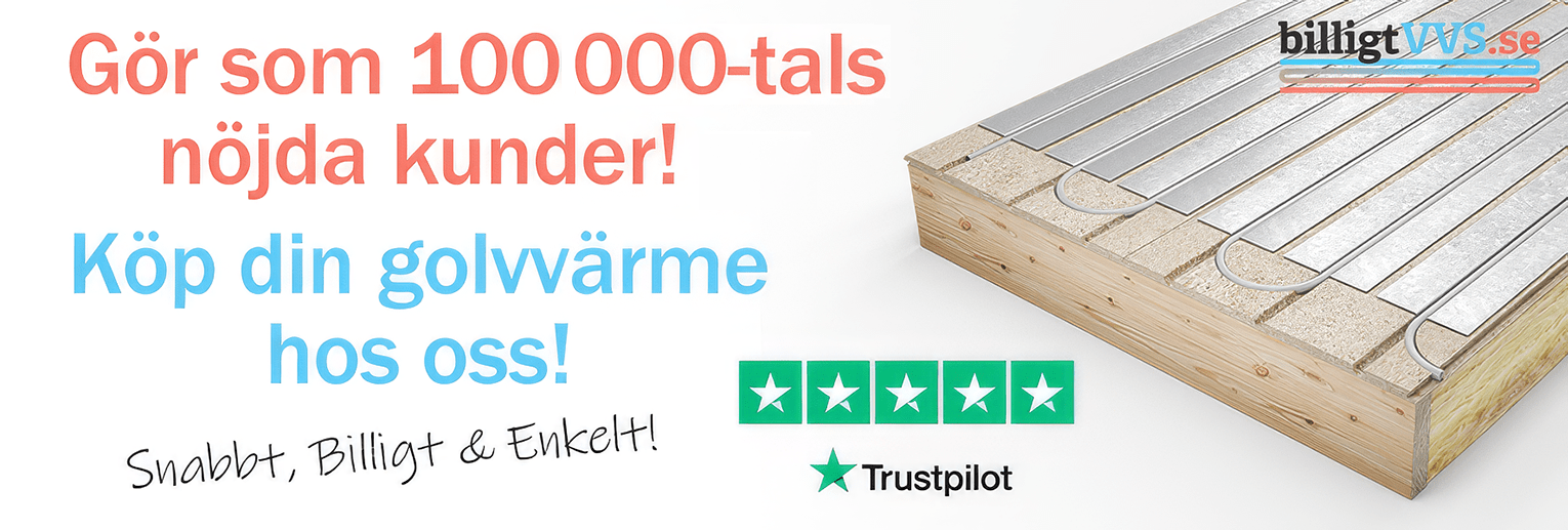 KLICKA FÖR OFFERT PÅ GOLVVÄRME!