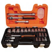 Bahco hylsnyckelsats 1/2" 24 delar | billigtvvs.se