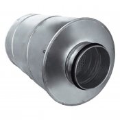 Ljuddämpare till ventilationsrör 50 mm x 200 mm x 500 mm | billigtvvs.se