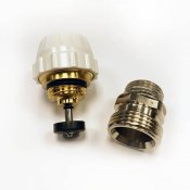 Ventil och säte till Bevisab golvvärmefördelare