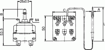 EGO Termostat 30-90°C 4-pol 4-stegs 3 | billigtvvs.se