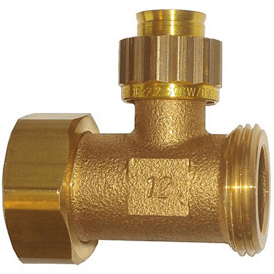 Sanipex Classic Tappvattenfördelare 1 uttag kongrepp x löpmutter-utvändig 12x1,7 mm x 1" MN | billigtvvs.se