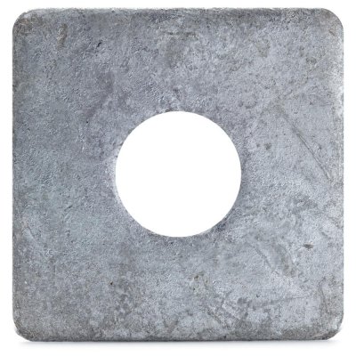 Fast Fyrkantsbricka 4-Pack 9 mm x 25 mm x 3,0 mm