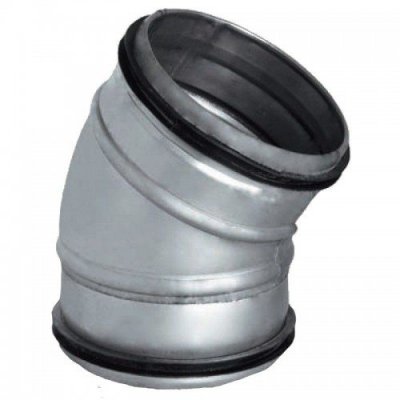 Ventilationsböj 100 mm 30°