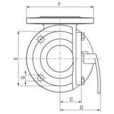 ESBE Shuntventil 3F50-60 flänsanslutning DN50 2 | billigtvvs.se