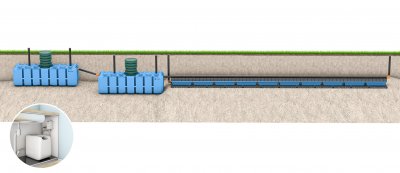 FANN INDRÄN Plus Infiltration WC+BDT 10pe EkoTreat WiFi system