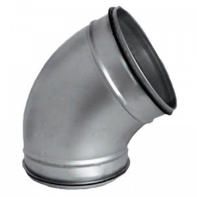 Ventilationsböj 100 mm 60°