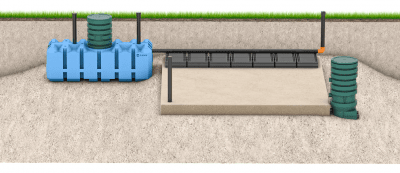 FANN INDRÄN PRO Markbädd WC+BDT 5pe system