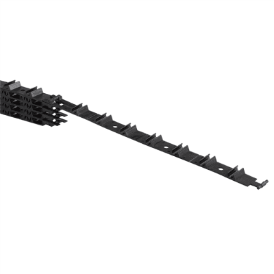 Rörhållarskena 12 mm med hål 500 mm