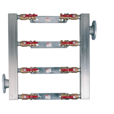 Beulco Vattenmätarkonsol 4100B parallellkopplad 300 x 300 x 300 x 300 mm (R50) DN100 | billigtvvs.se