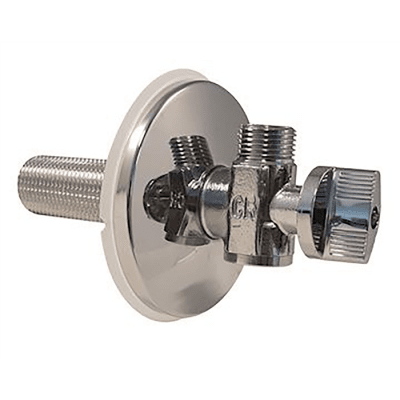 Sanipex Classic Vinkel med avstängning till väggdosa utvändig-utvändig R15 x R10 | billigtvvs.se