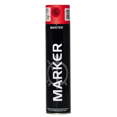 Spray master markeringsfärg röd 600 ml | billigtvvs.se