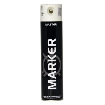Spray master markeringsfärg vit 600 ml | billigtvvs.se