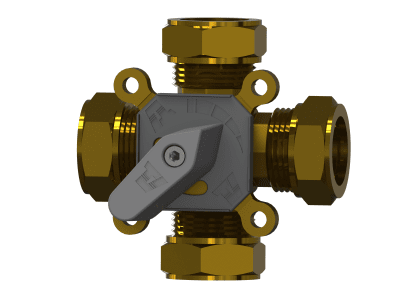 Termoventiler Shuntventil TV 4BIV Cu22 Kvs 4.0 | billigtvvs.se