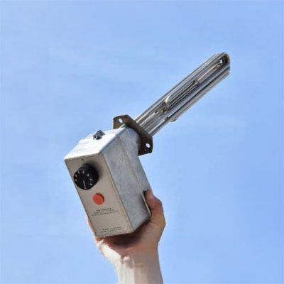 RELEK Elpatron 2-stegs 30-90°C rostfri CTC/Trekantsfläns (2,25 - 9,0kW) | www.billigtvvs.se