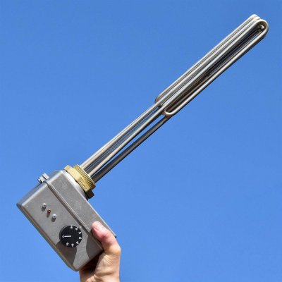 RELEK Elpatron 2-stegs 30-90°C rostfri/koppar sidomonterad R50 (1,5 - 9,0kW)