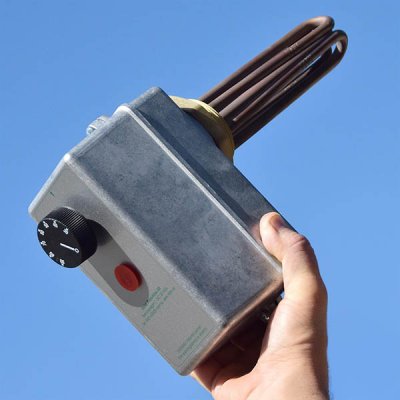 RELEK 2-stegs 30-90°C rostfri/koppar 1,5kW