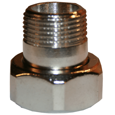 MMA Nippel med mutter Rak R10 x M22 | billigtvvs.se