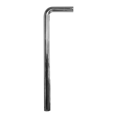 Faluplast avloppsrör krom 90° 160x 620 mm 40 mm | billigtvvs.se
