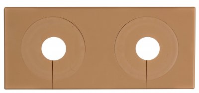 Faluplast Täckbricka 51479 delbar dubbel brun 60cc 18-28 mm | billigtvvs.se