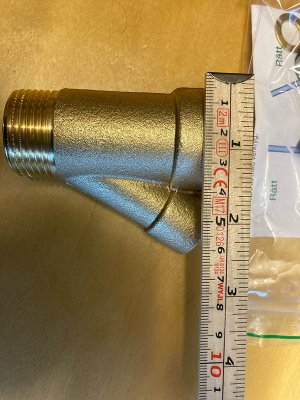 Y-koppling för frostskyddskabel 25 mm inkl. nipplar R25 2 | billigtvvs.se