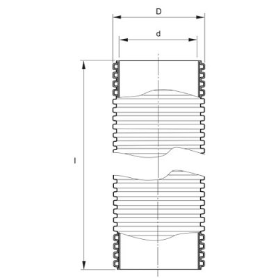 Pipelife Stigarrör dubbelväggigt PP 400 mm (2 meter) 2 | billigtvvs.se