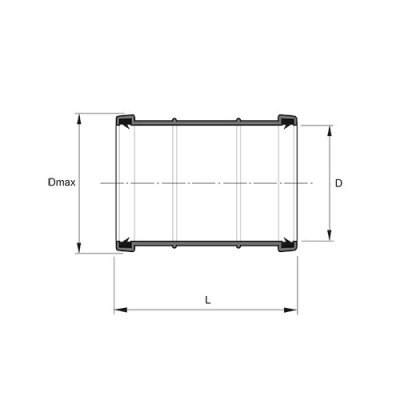 Pipelife Mark skjutmuff PP 2 muff 250 mm 2 | billigtvvs.se