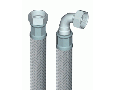 Anslutningsslang R20 (Utv. / inv. med lekande mutter i vinkel)