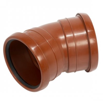 Pipelife Böj 30° 2 muff 110 mm