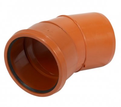 Pipelife mark PP böj 250 mm 30° 1 muff