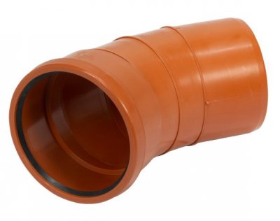 Pipelife mark böj PP 315 mm 45° 1 muff