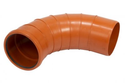 Pipelife mark böj PP 315 mm 90° 1 muff