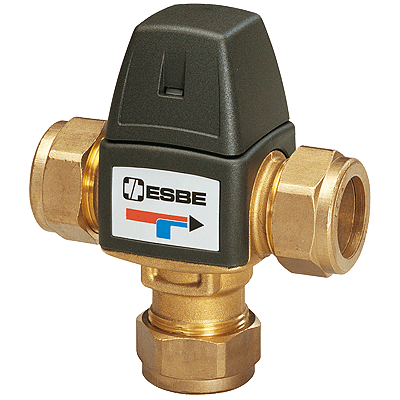 ESBE Termostatisk Blandningsventil VTA323 klämringskoppling