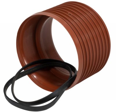 Pipelife Dubbelmuff 400 mm | billigtvvs.se