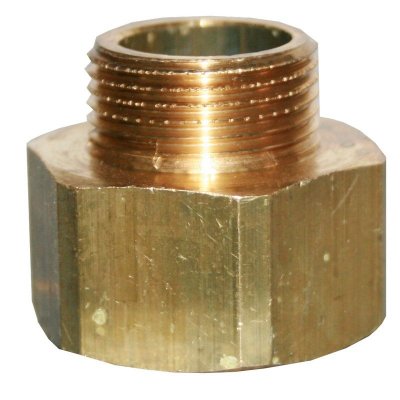 Rörnippel mässing rörgänga invändig x utvändig