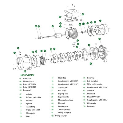 E.M.S Tömningsplugg till Maxi Jet MPX 120 2 | billigtvvs.se