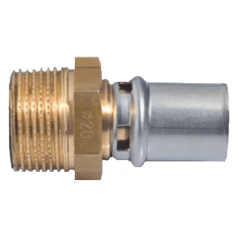 Pexal Alupex-koppling press rak utvändig 32 mm x R25 | billigtvvs.se