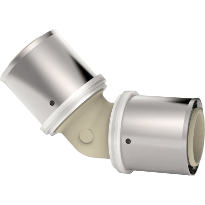 Bravo Alupex-koppling press böj 45° 50 mm | billigtvvs.se