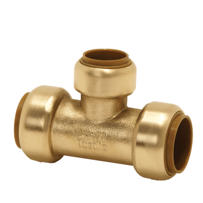 Tectite C Pushkoppling T-rör push-push 28 mm x 22 mm x 28 mm