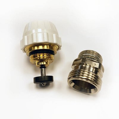 Ventil och säte till Bevisab golvvärmefördelare