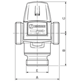 ESBE Termostatisk Blandningsventil VTA323 35-60°C 15-1,5 CPF18 2 | billigtvvs.se