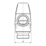 ESBE Termostatisk Blandningsventil VTA522 50-75°C G1 20-3,2 3 | billigtvvs.se