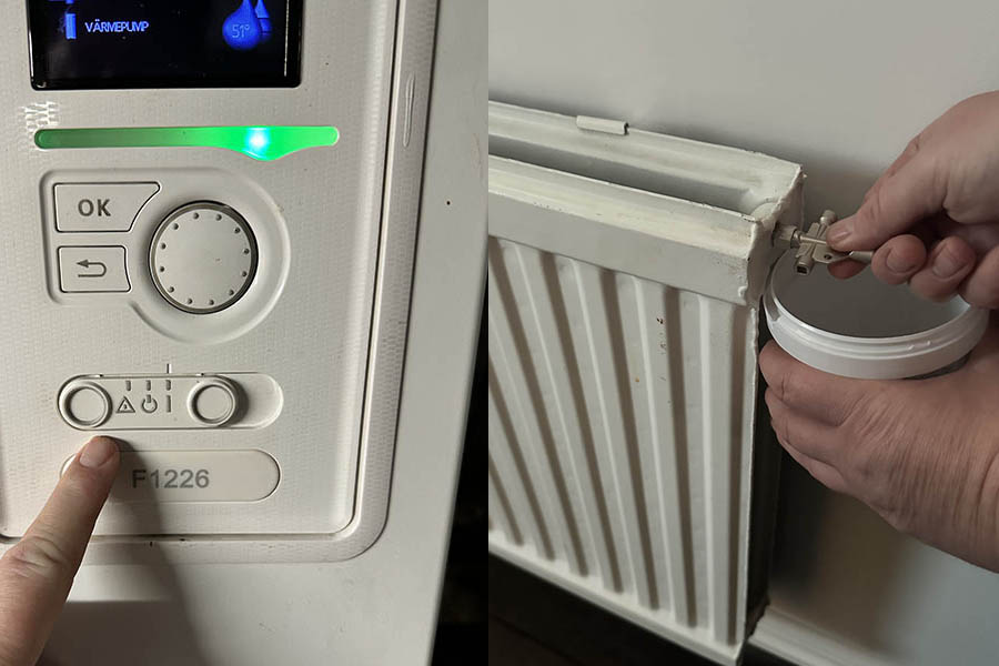 Steg-för-steg guide för att lufta dina element i hus.